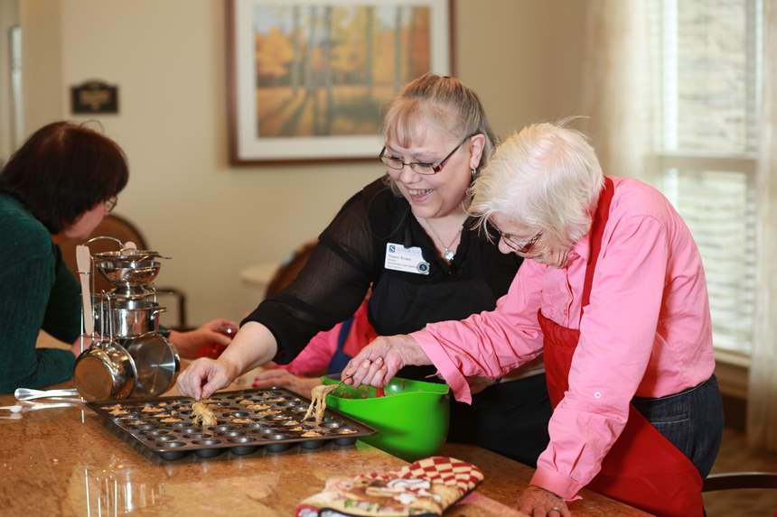 Resident cooking activity