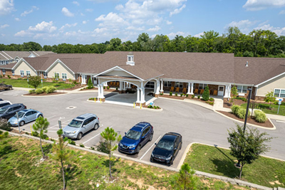 Silverado Franklin Drone View from above